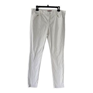Tommy Hilfiger Jeans Women's Sz11/12 Straight-Leg White Denim Casual 32x30